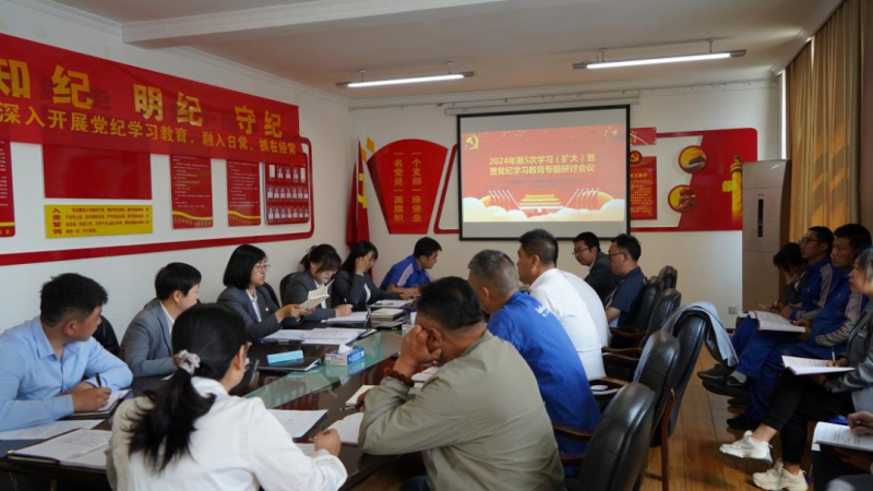 物產(chǎn)汽貿(mào)公司黨支部召開2024年第五次學(xué)習(xí)（擴(kuò)大）會暨&ldquo;知敬畏、存戒懼、守底線&rdquo;專題研討會議