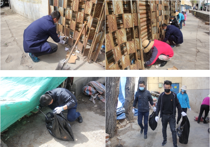 中共青海省第三建筑工程有限公司支部委員會(huì)開展&ldquo;黨旗領(lǐng)航，愛衛(wèi)同行&rdquo;主題黨日活動(dòng)